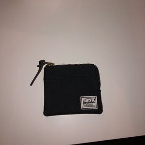 Mini black Herschel wallet